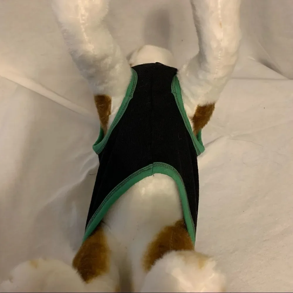 Black and Green Alligator Doggie T-Shirt Sz S